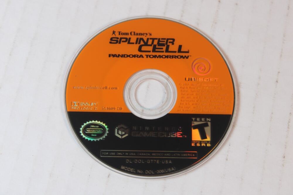 Tom Clancy's Splinter Cell: Pandora Tomorrow (GameCube, 2004) Game Disc Only